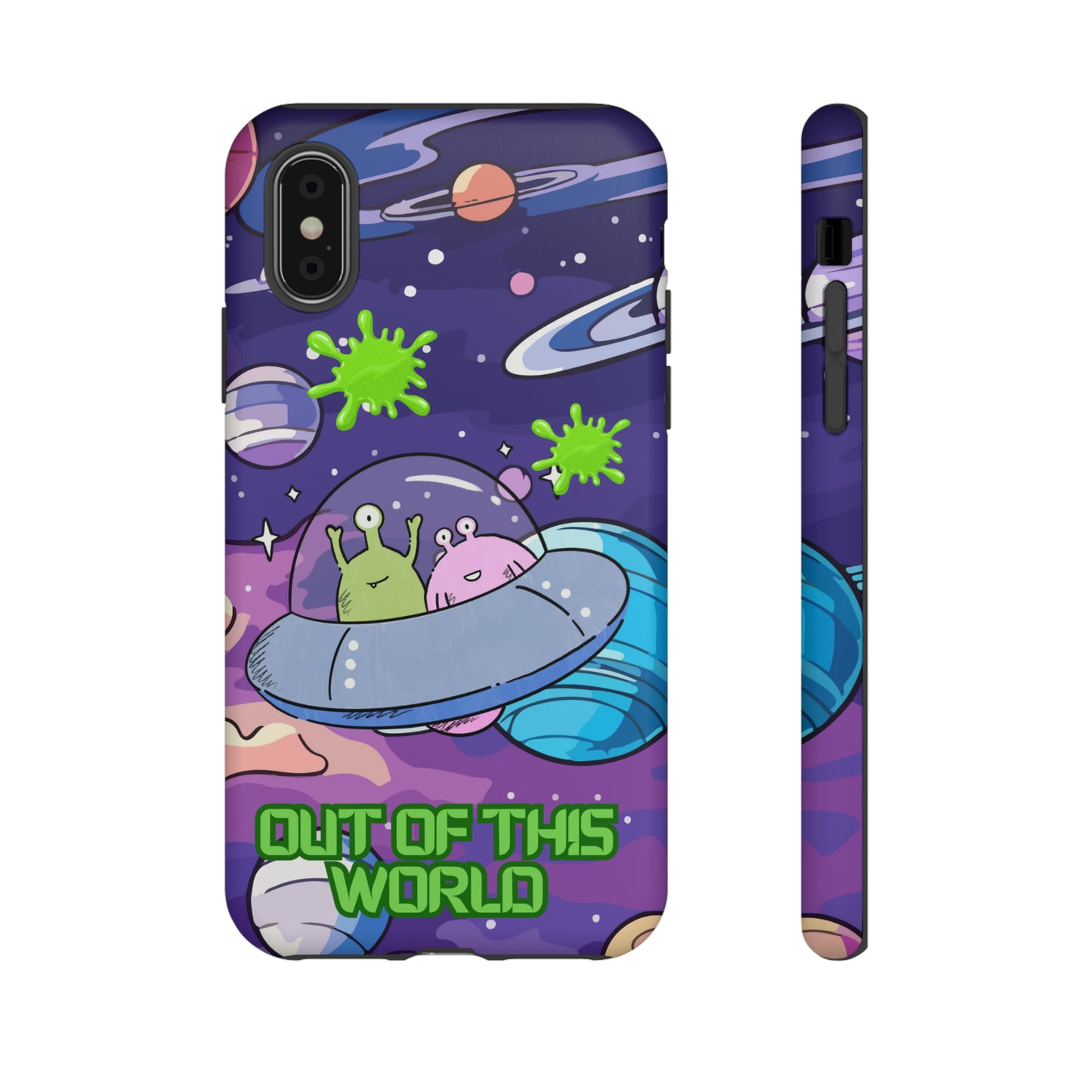 Alien Space protective phone case