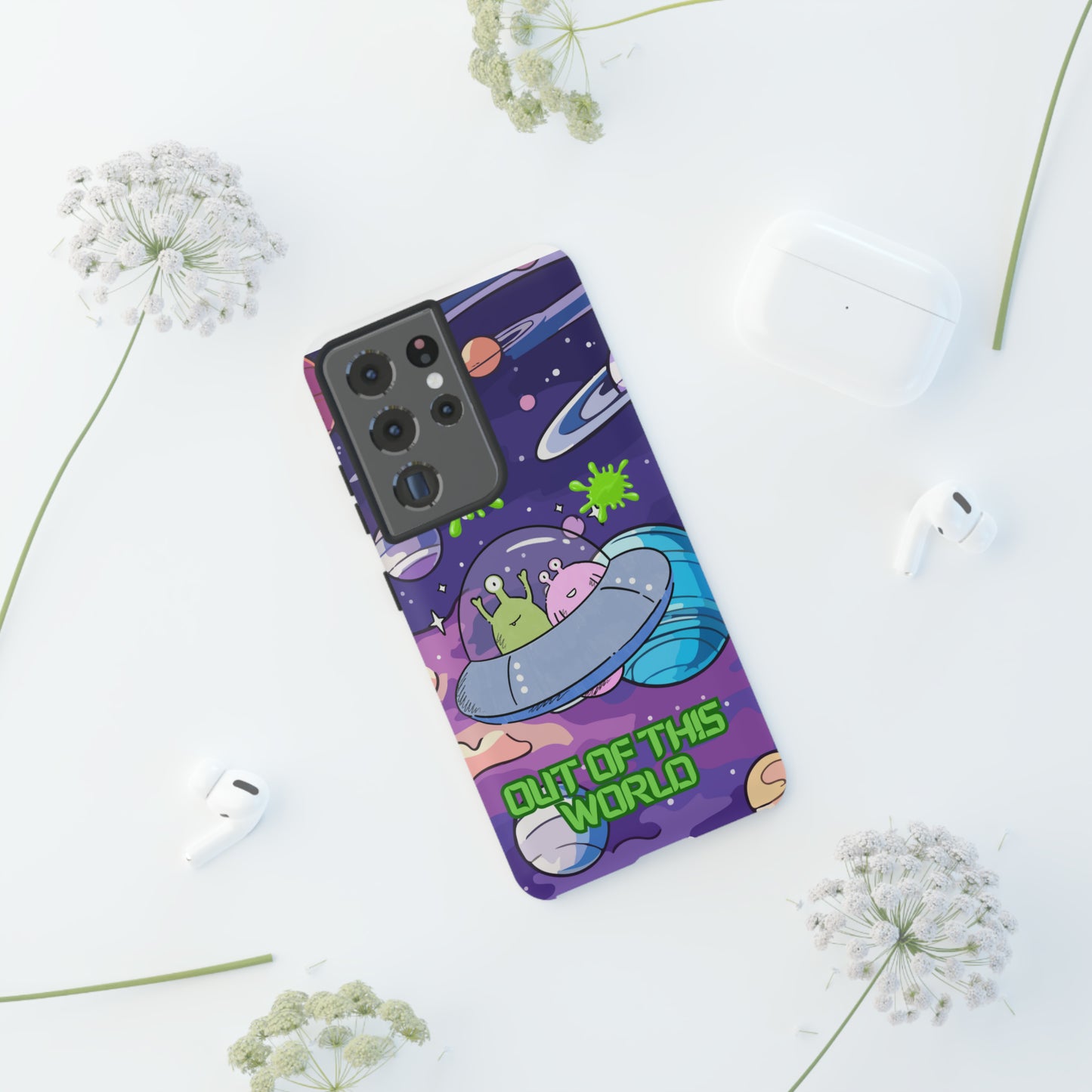 Alien Space protective phone case