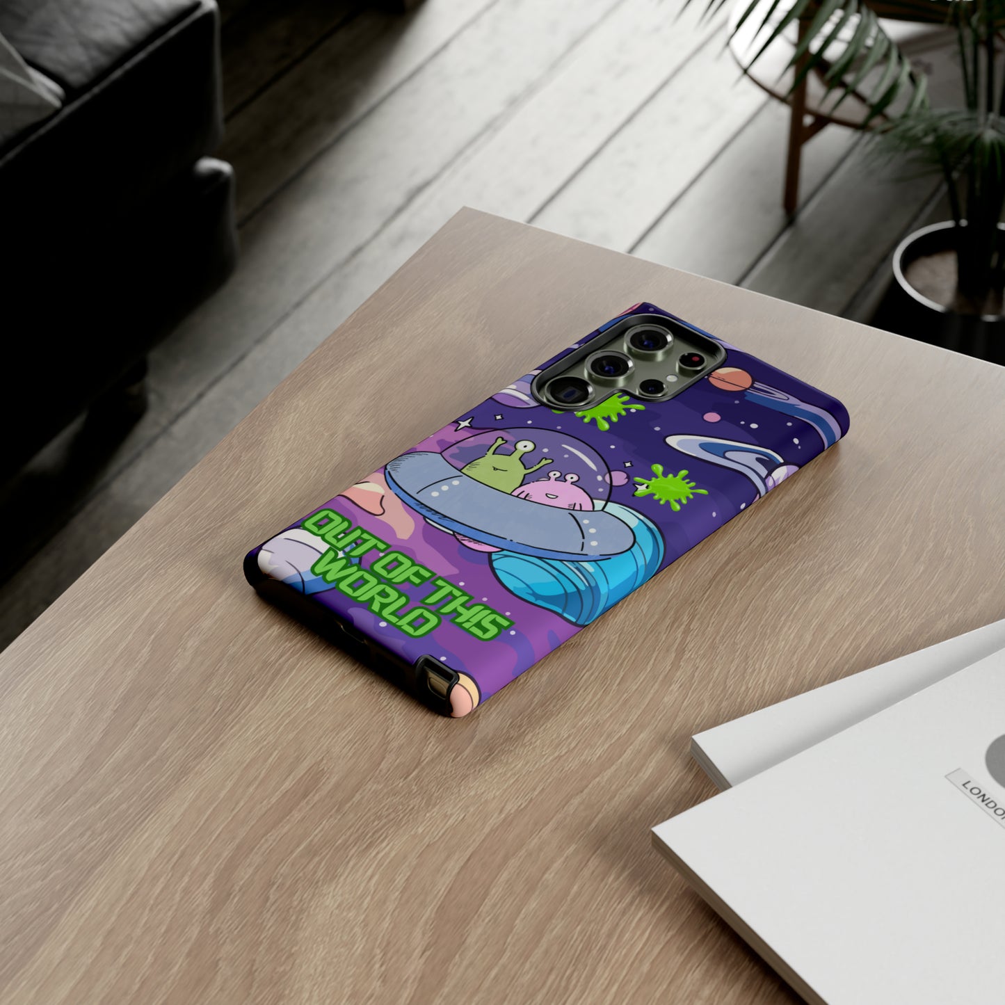 Alien Space protective phone case