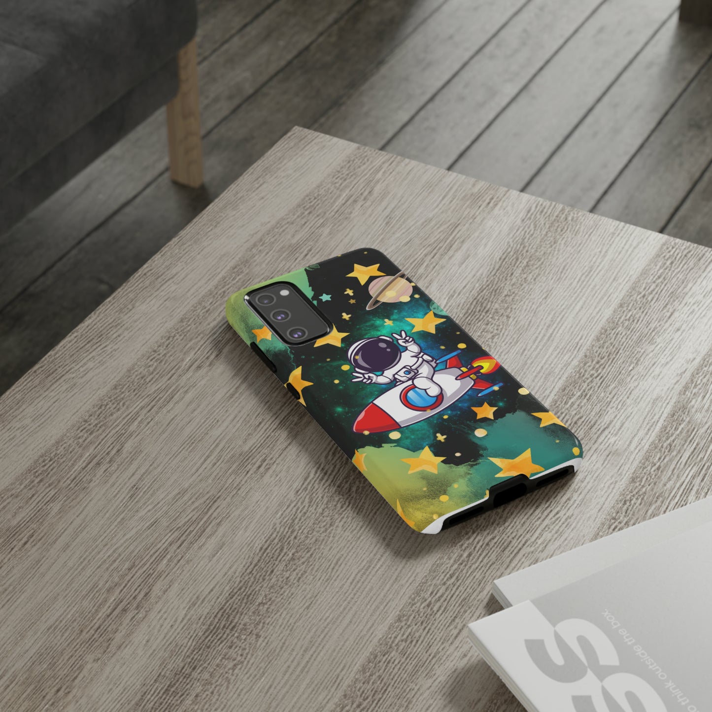 To the moon protective phone case