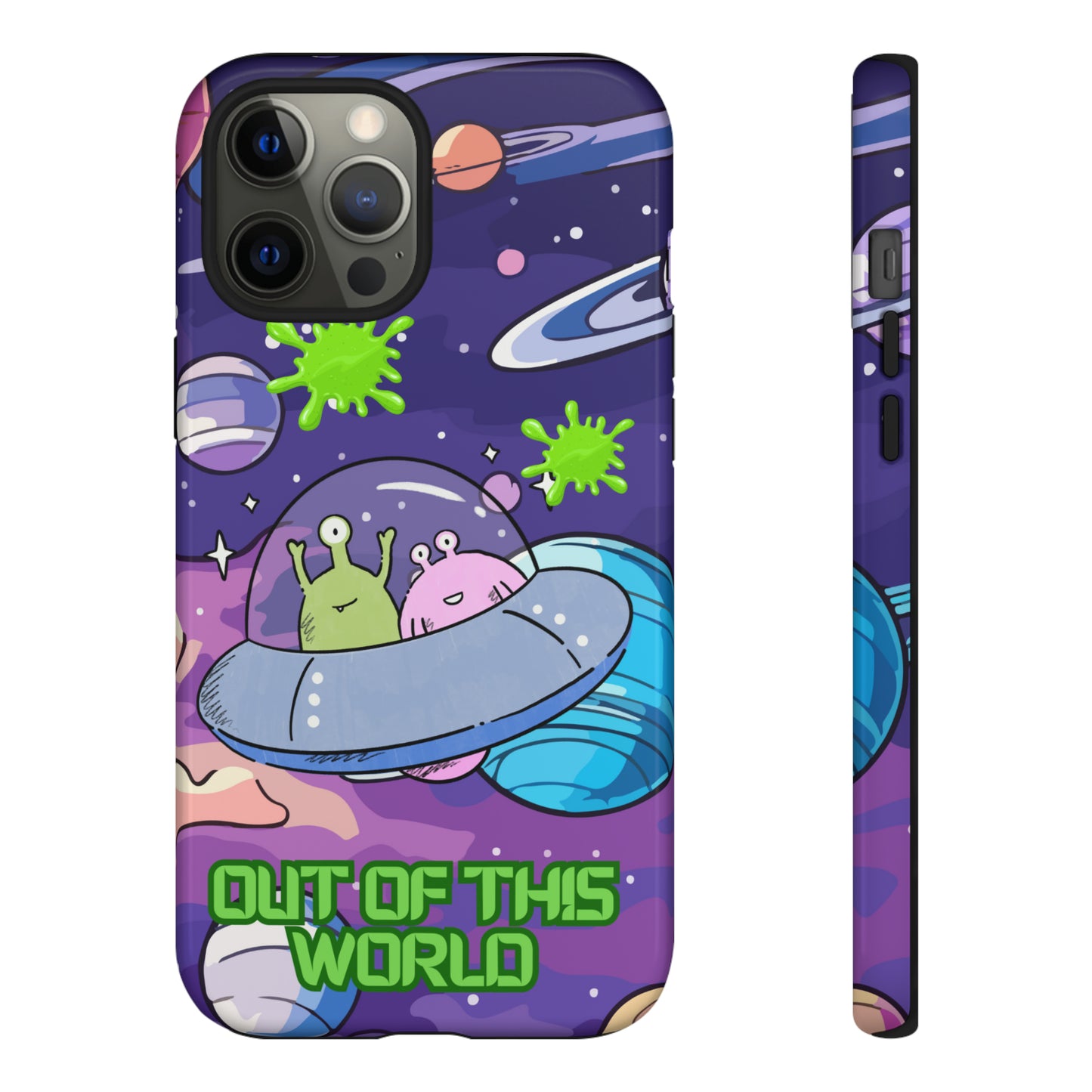 Alien Space protective phone case