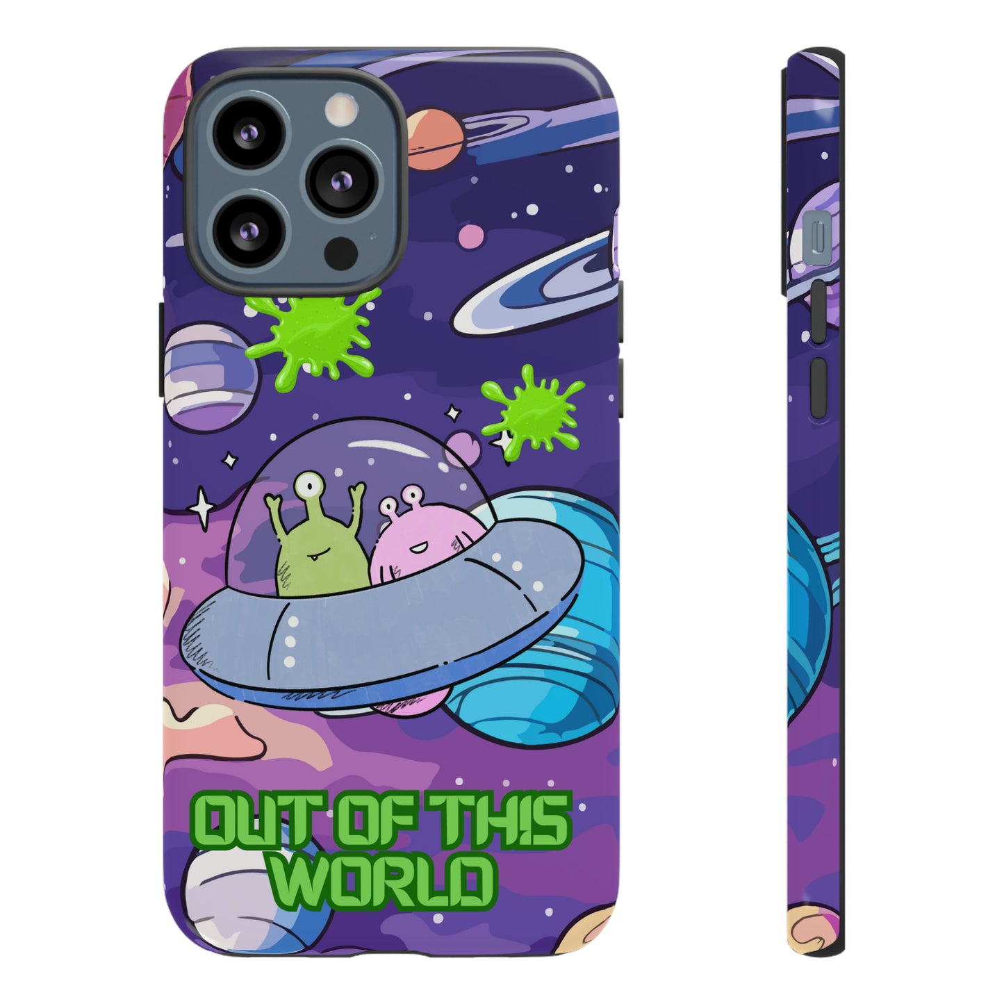 Alien Space protective phone case