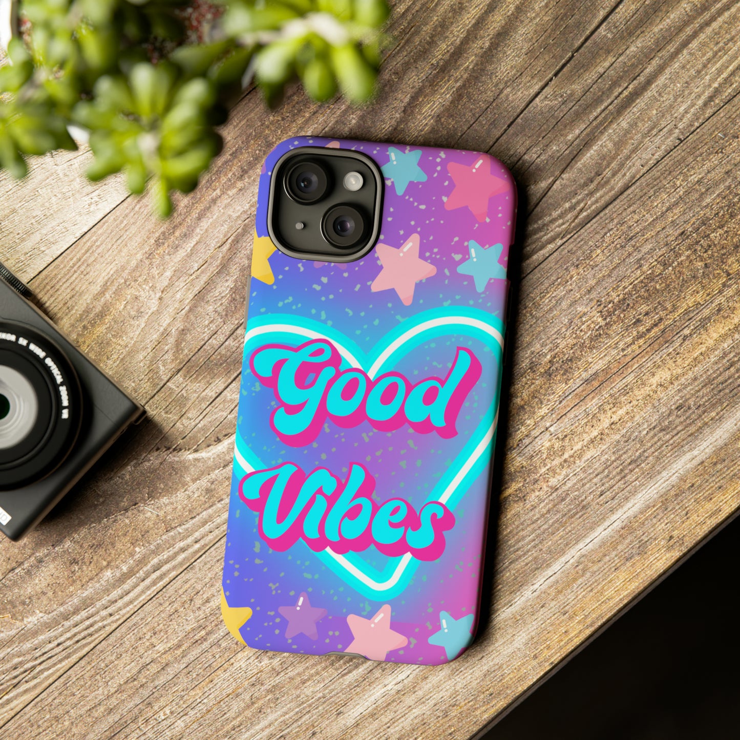 Good vibes girly phone case