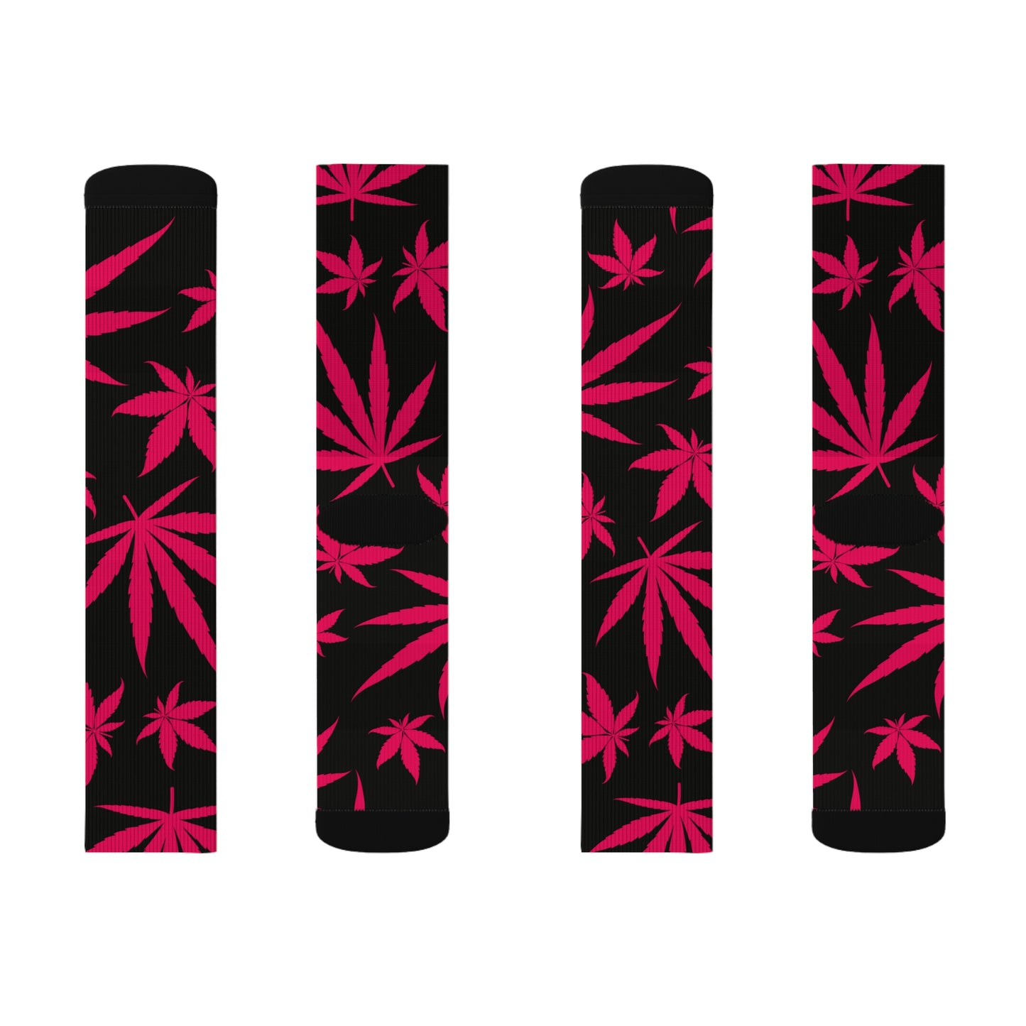 Pink Weed Socks