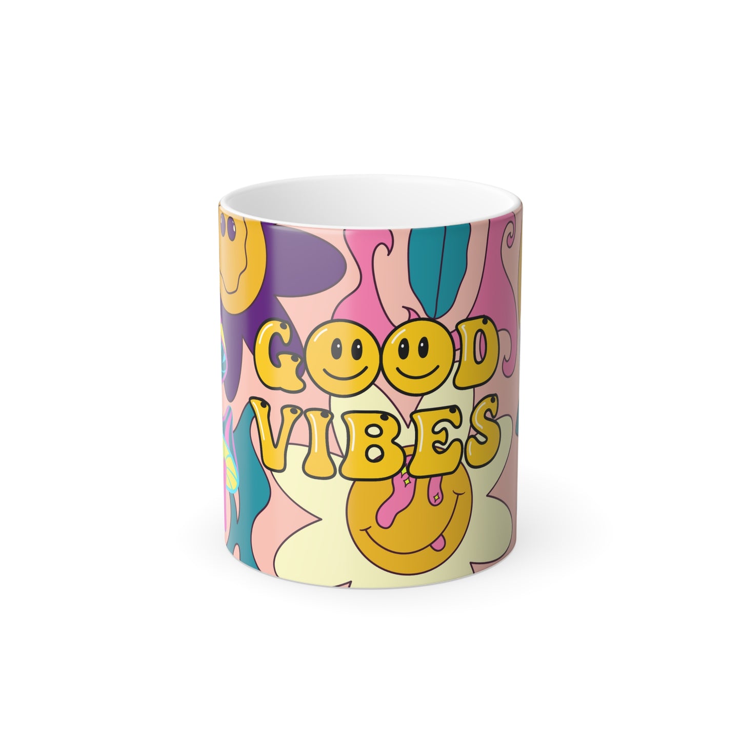 Good Vibes Coffee Mug color changing