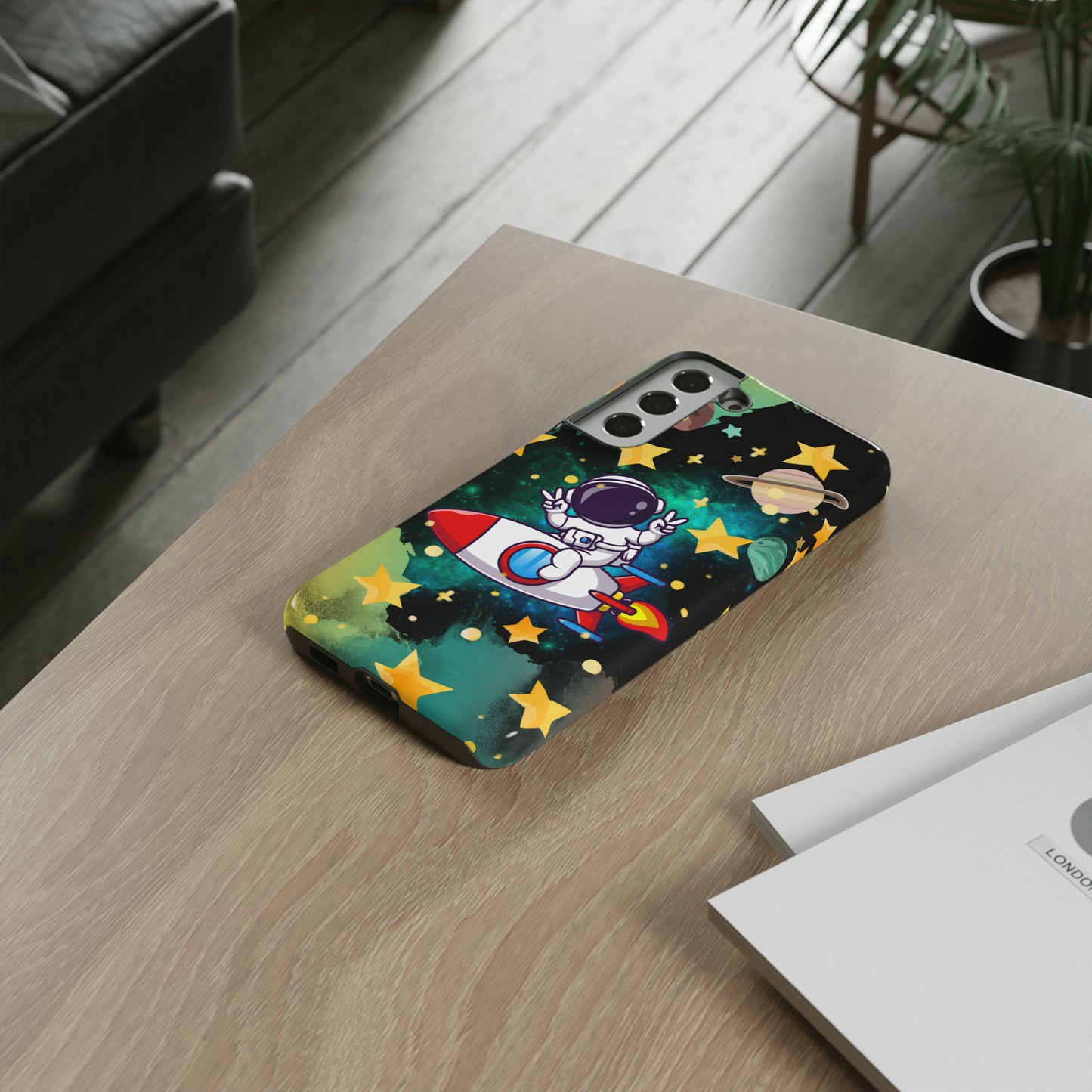 To the moon protective phone case