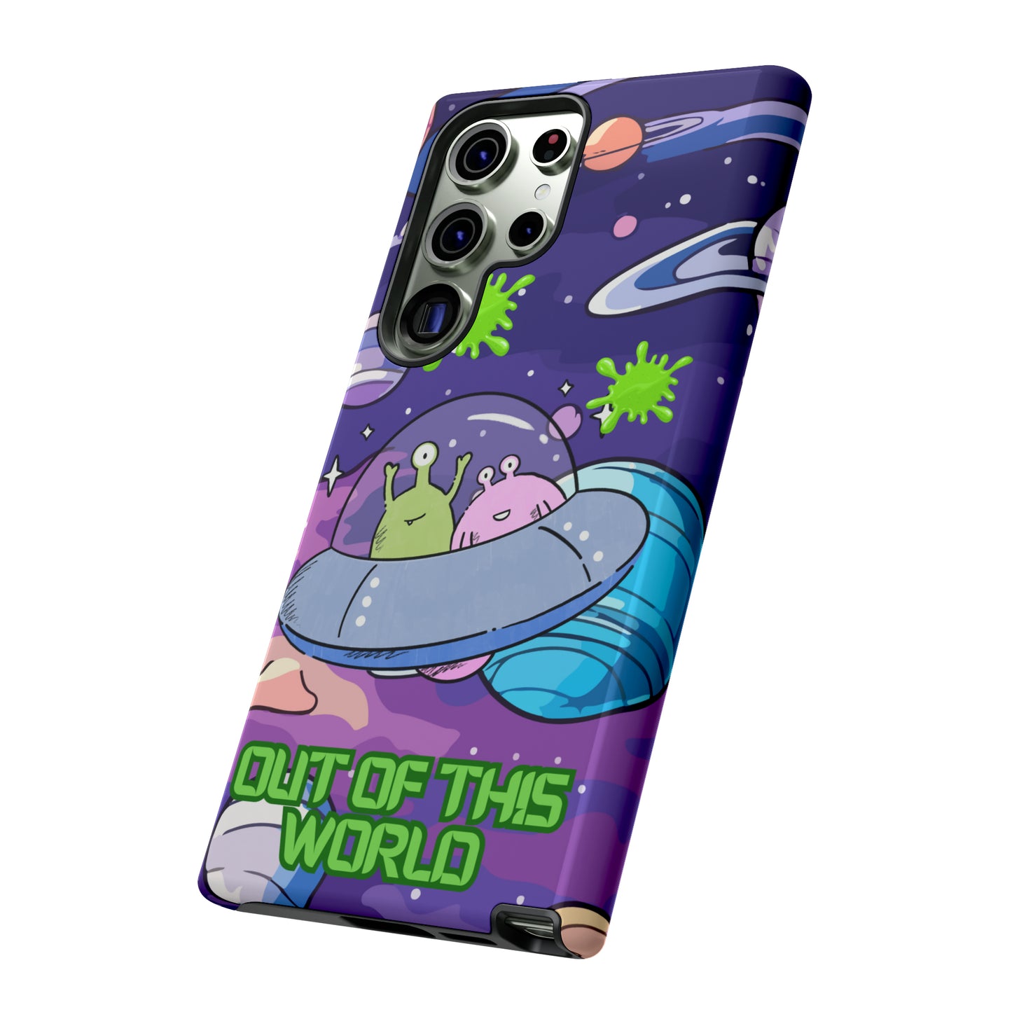 Alien Space protective phone case