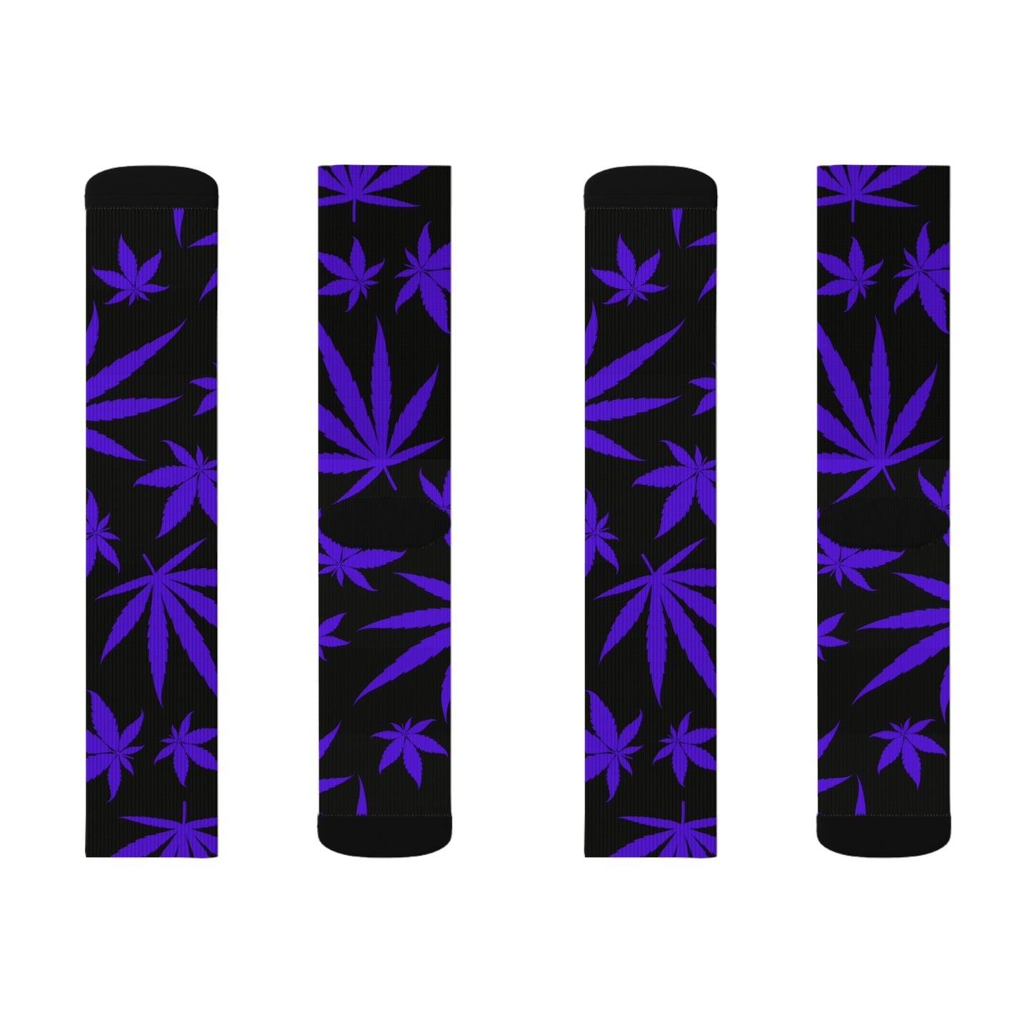 Purple Weed Socks