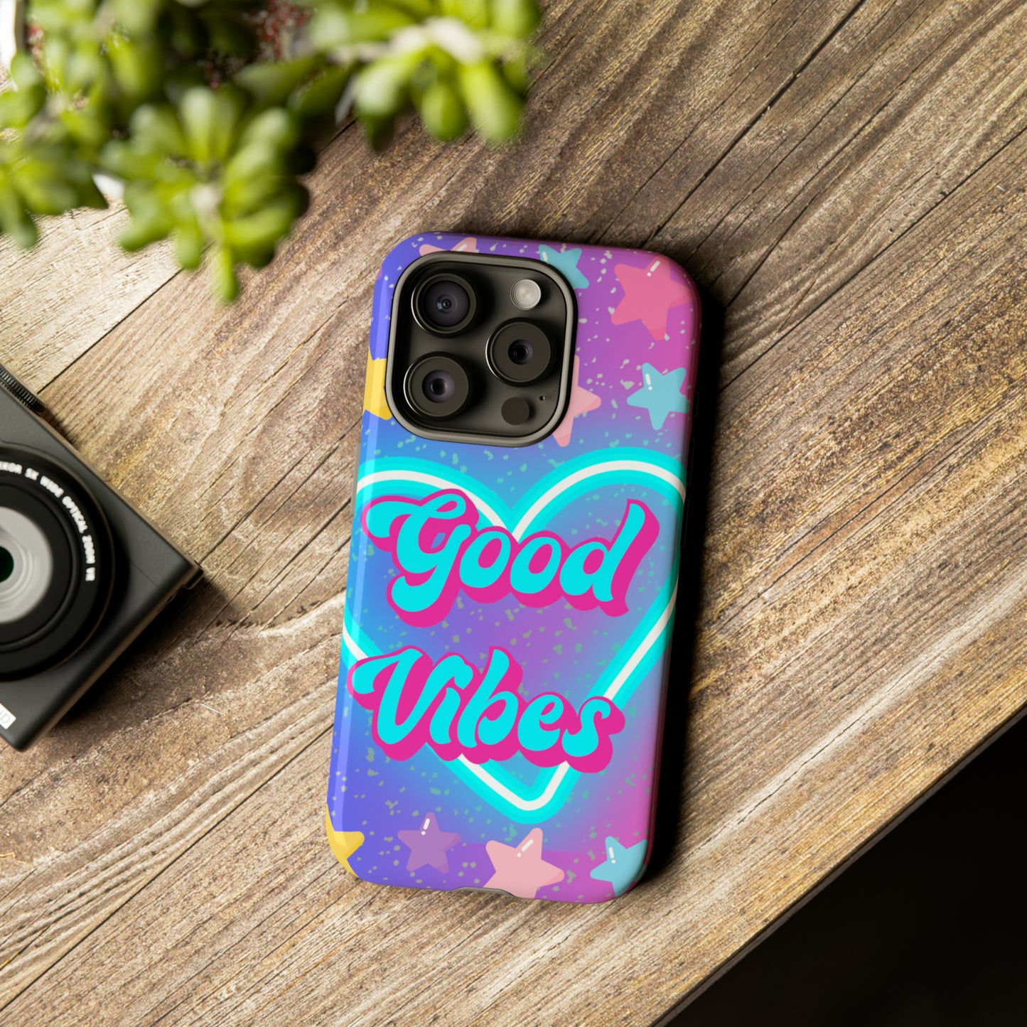 Good vibes girly phone case