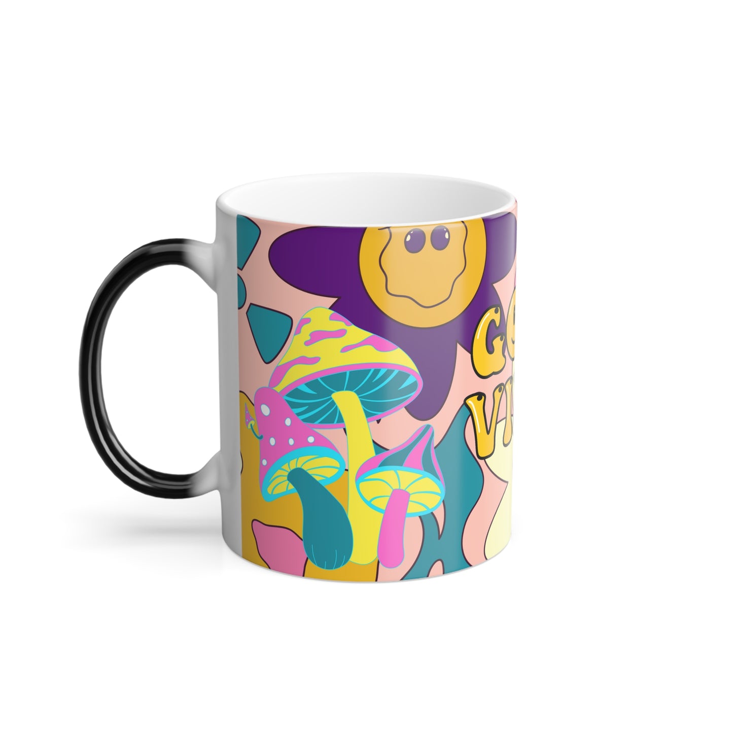 Good Vibes Coffee Mug color changing