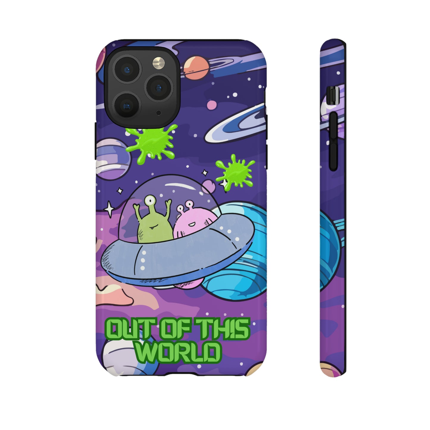 Alien Space protective phone case