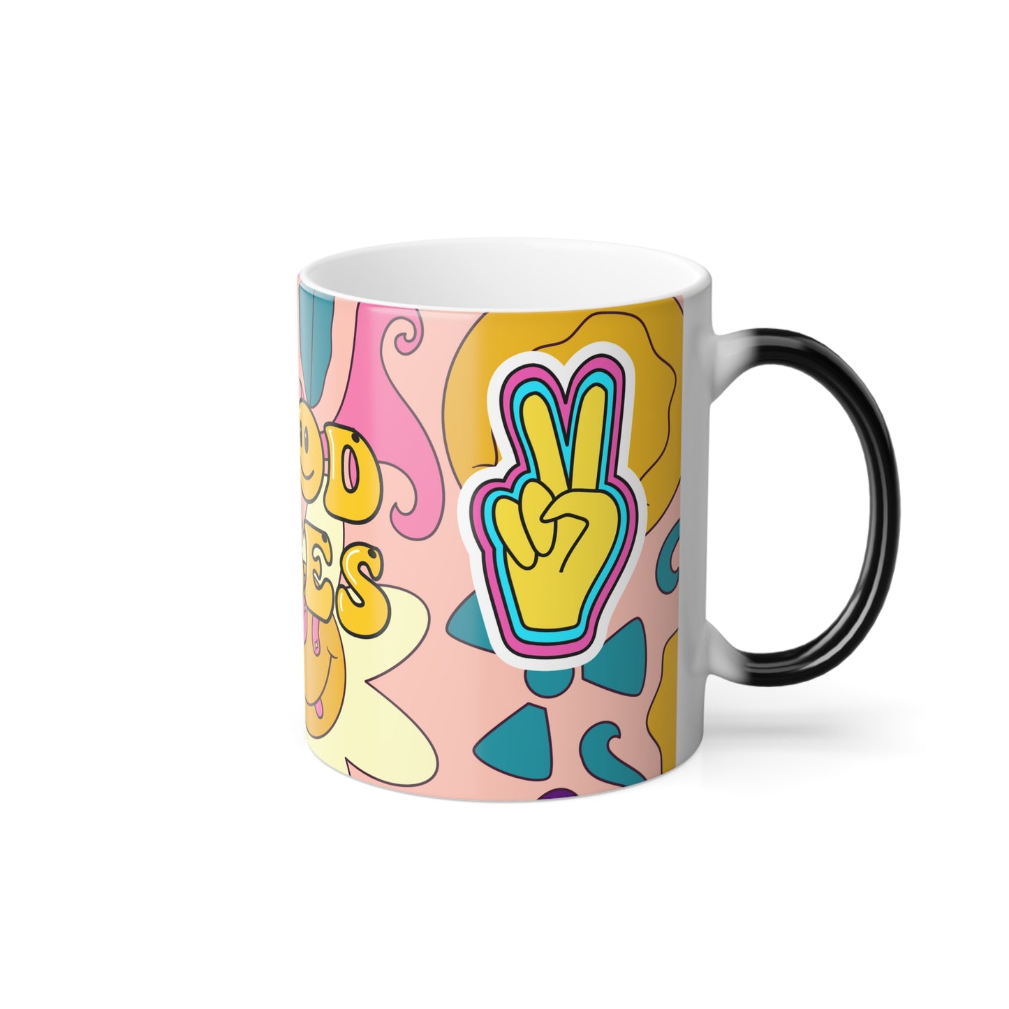 Good Vibes Coffee Mug color changing