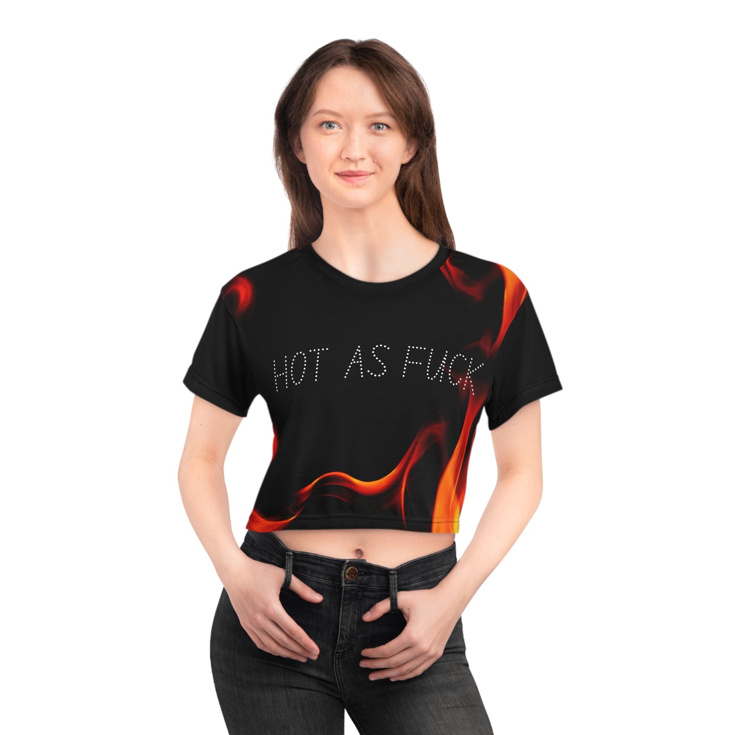 Hot As Fuck Crop Tee