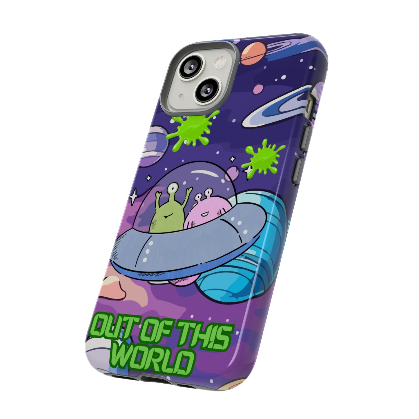 Alien Space protective phone case