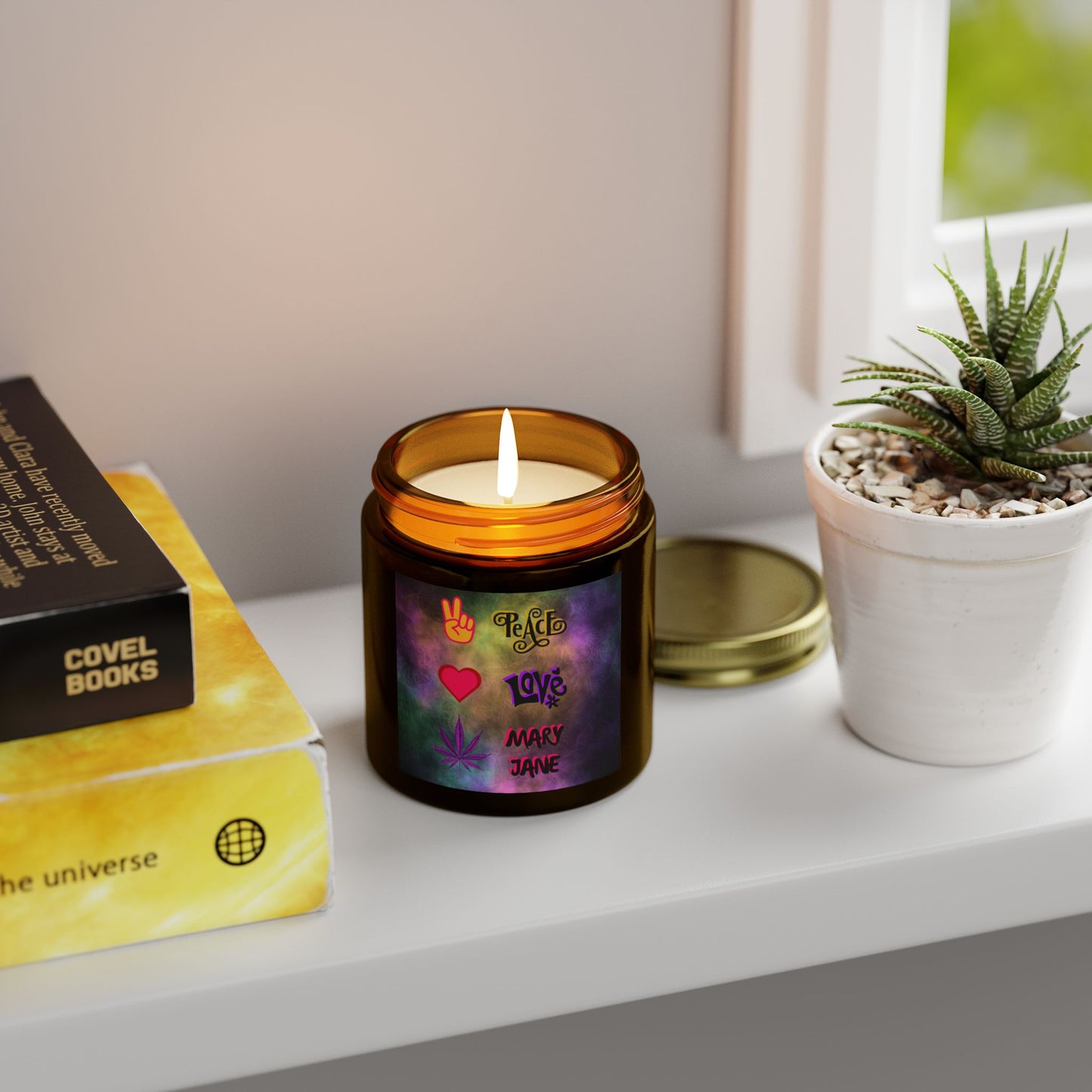 Peace & Love Scented Candle  4oz
