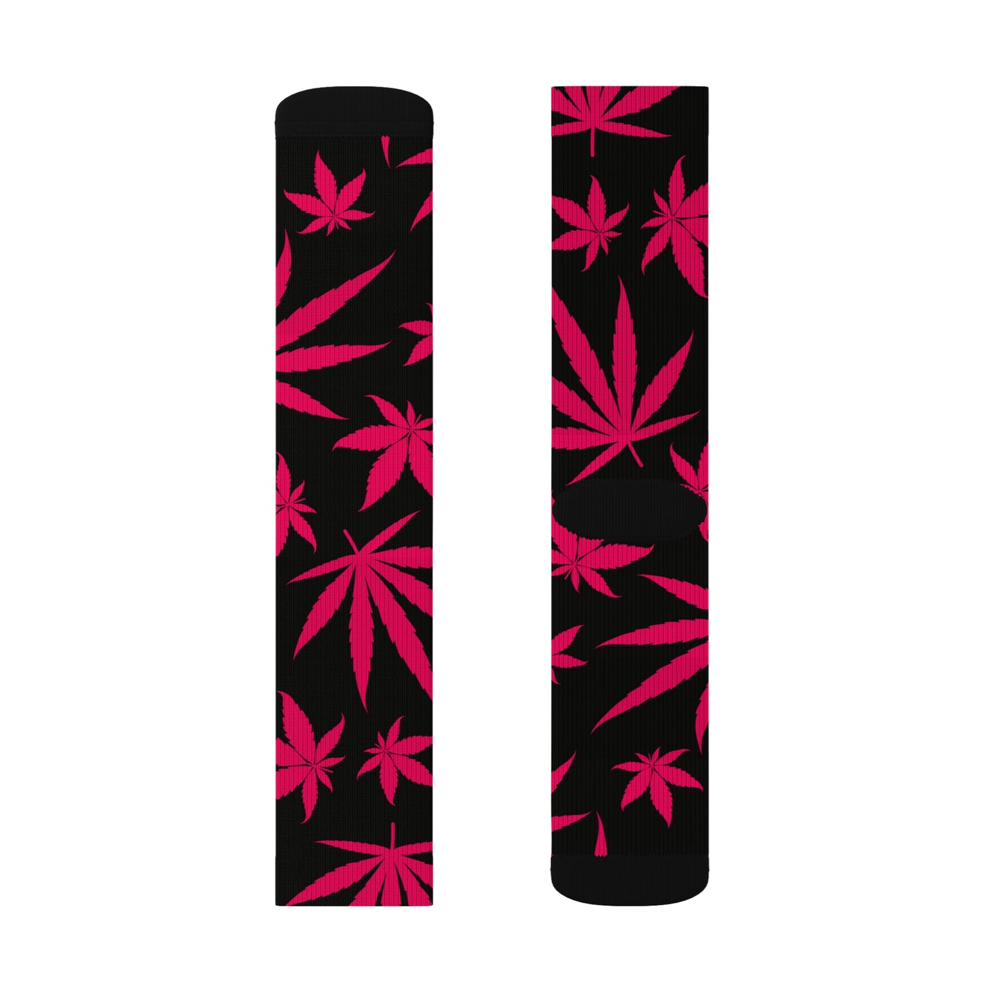 Pink Weed Socks