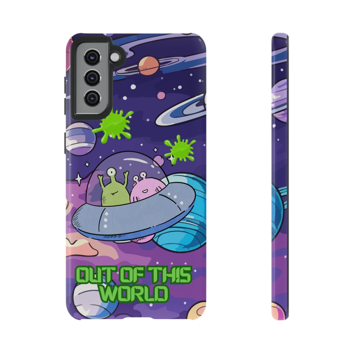 Alien Space protective phone case