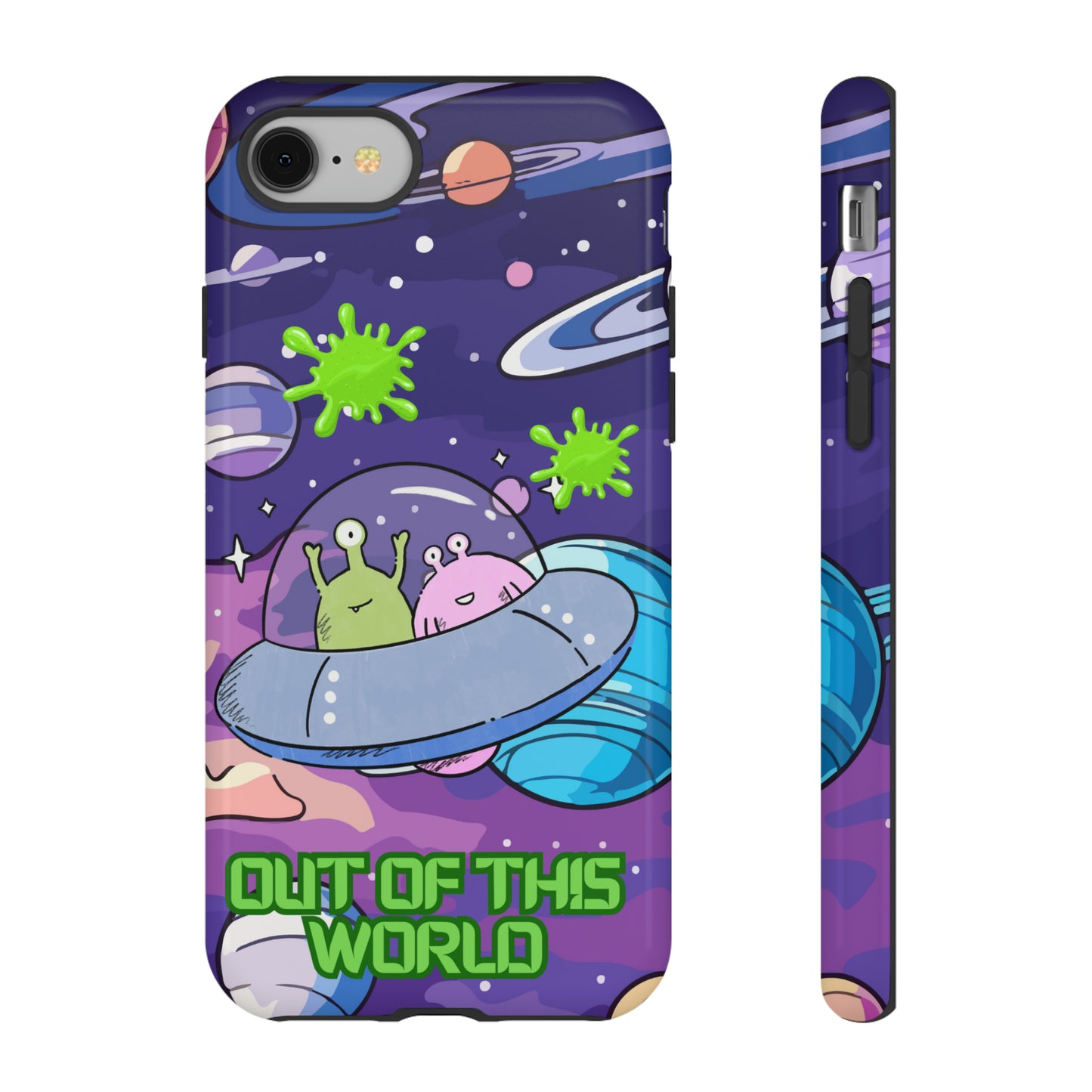 Alien Space protective phone case