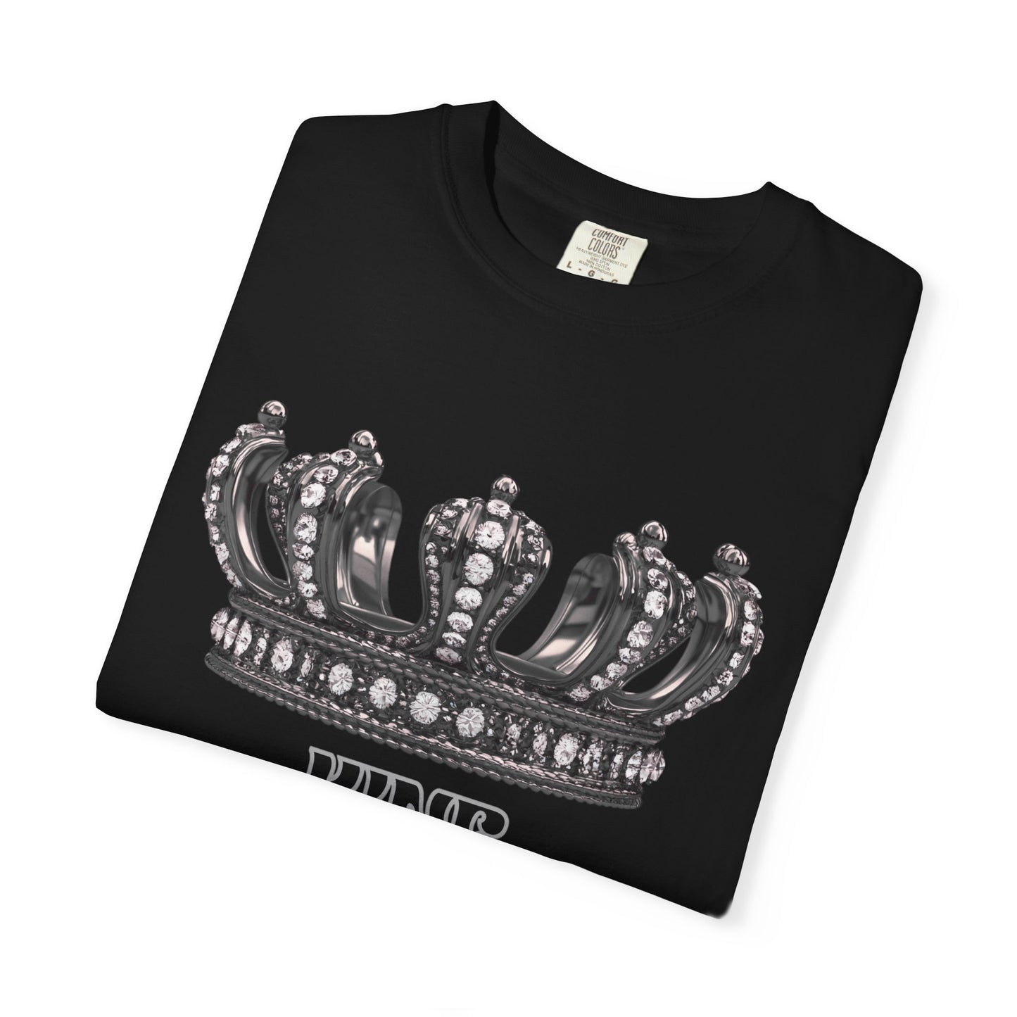 King Crown Graphic T-Shirt — 'KING' Retro Royal Emblem Tee