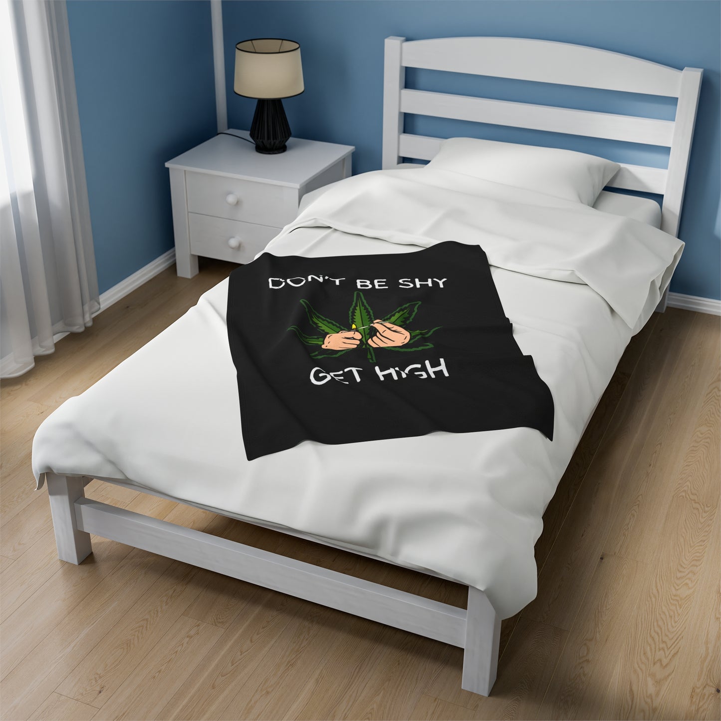 Don't be shy get high plush blanket