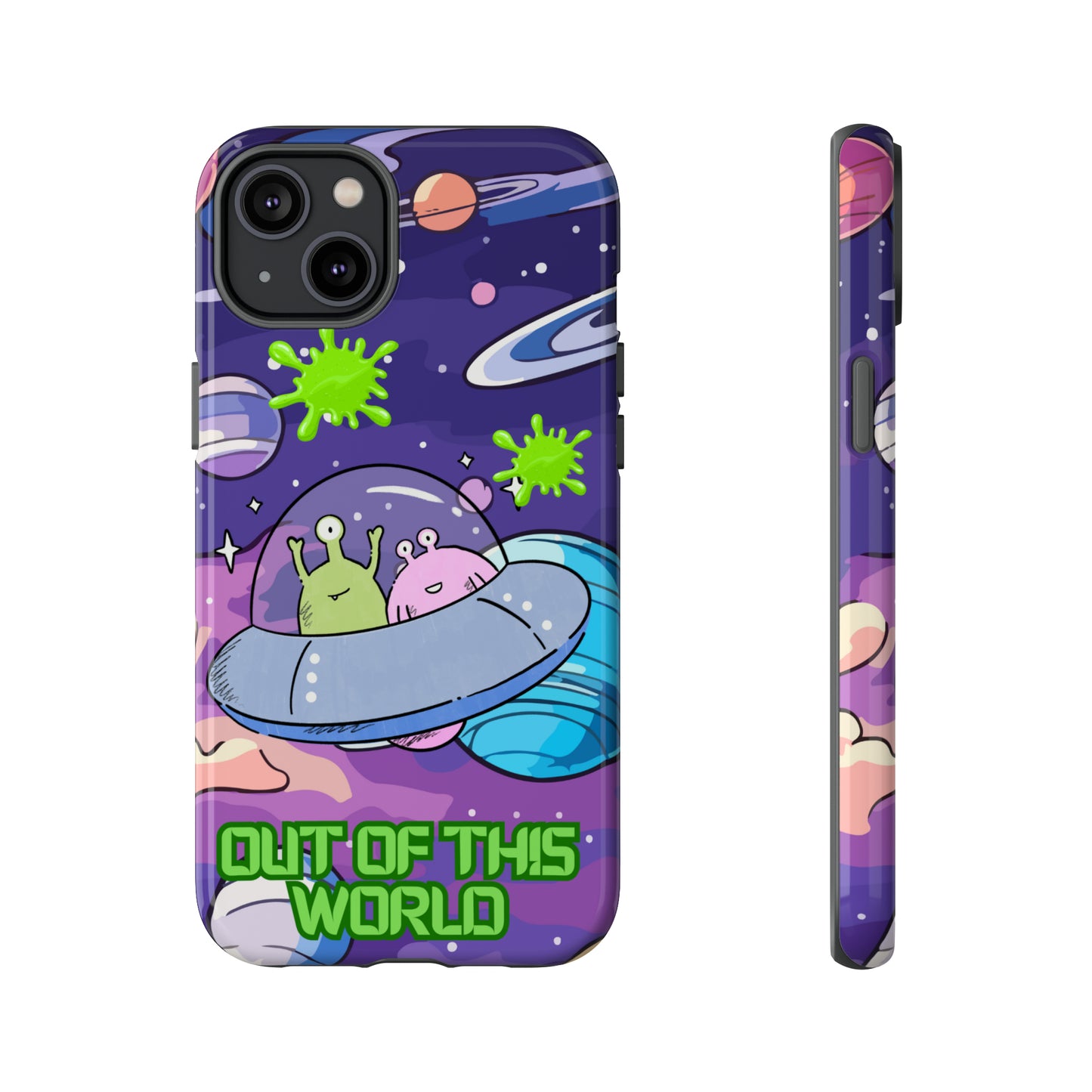 Alien Space protective phone case