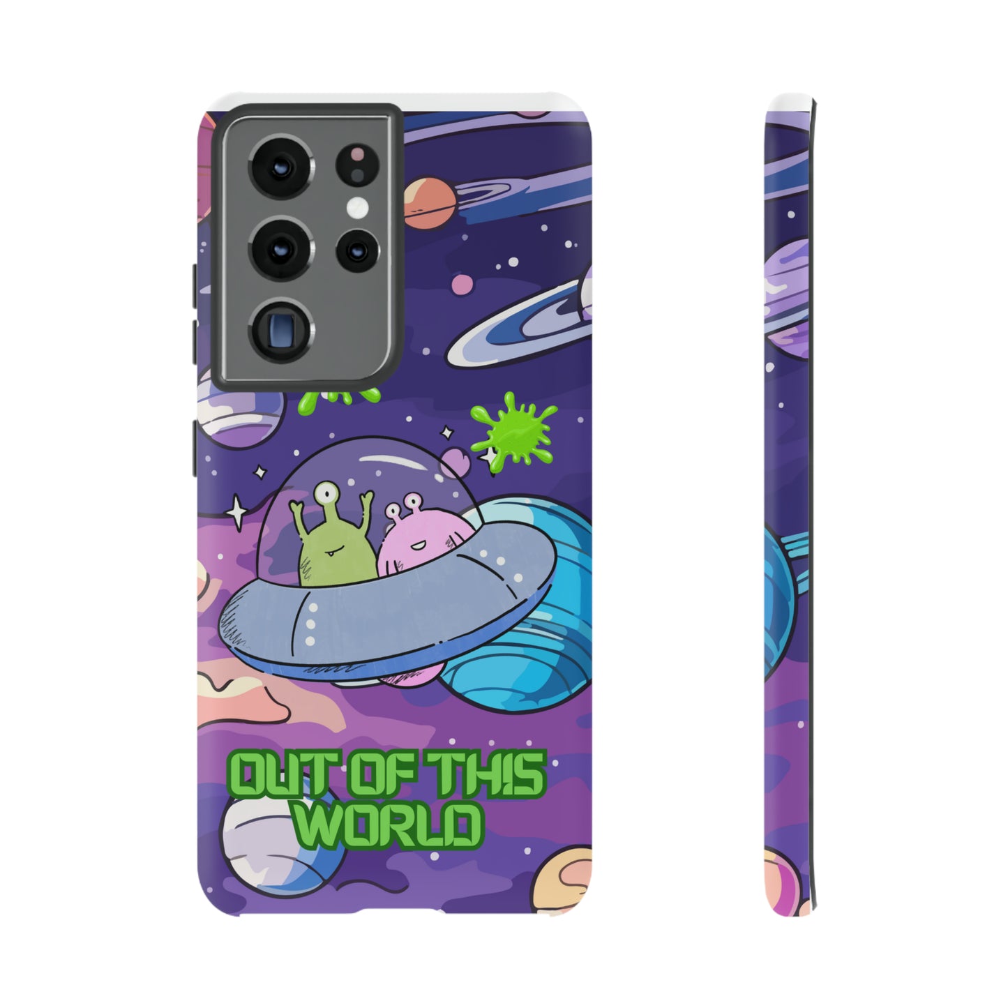 Alien Space protective phone case