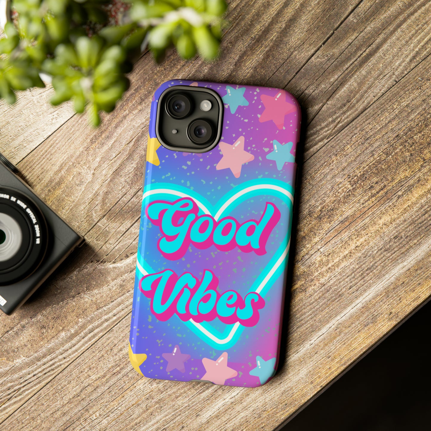 Good vibes girly phone case