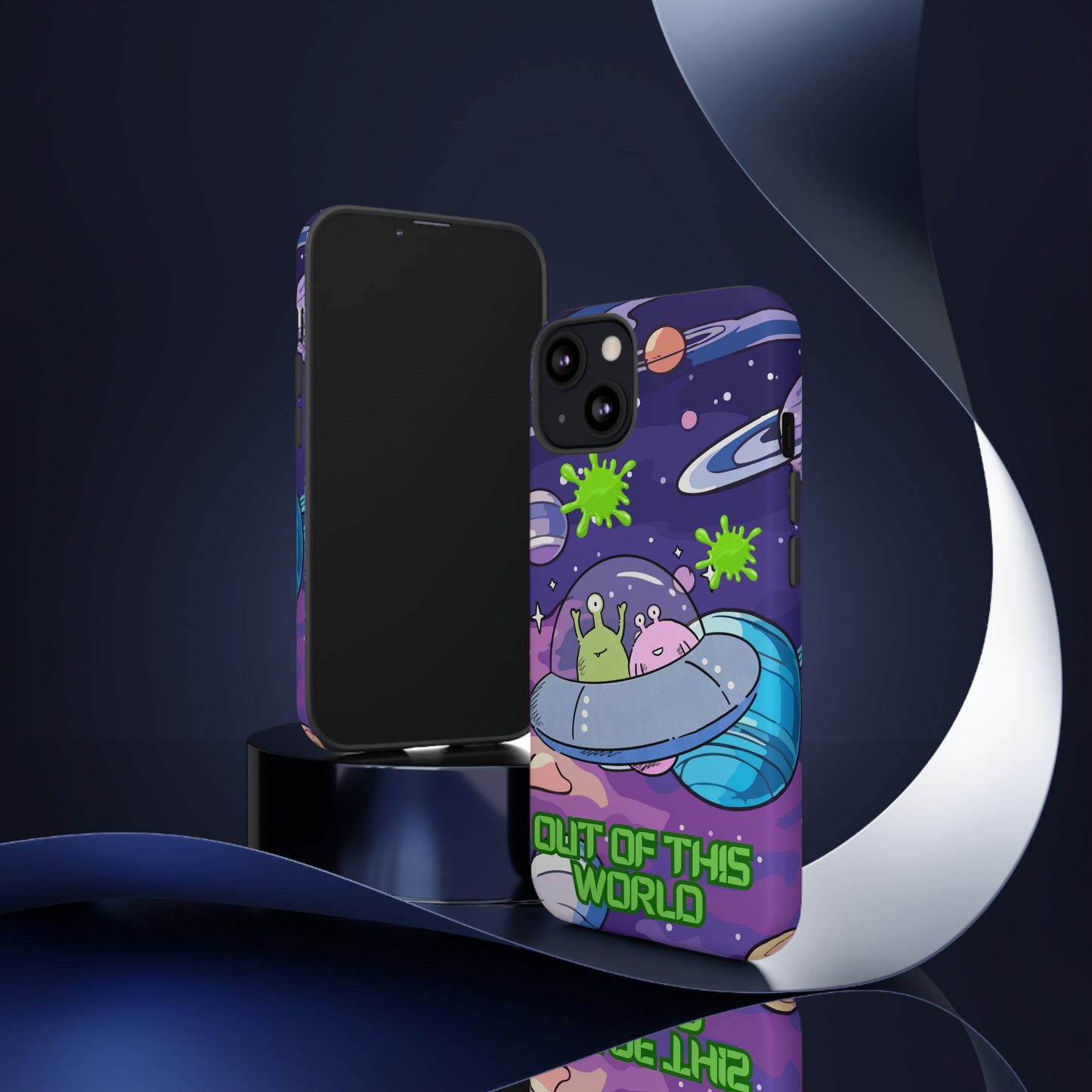 Alien Space protective phone case