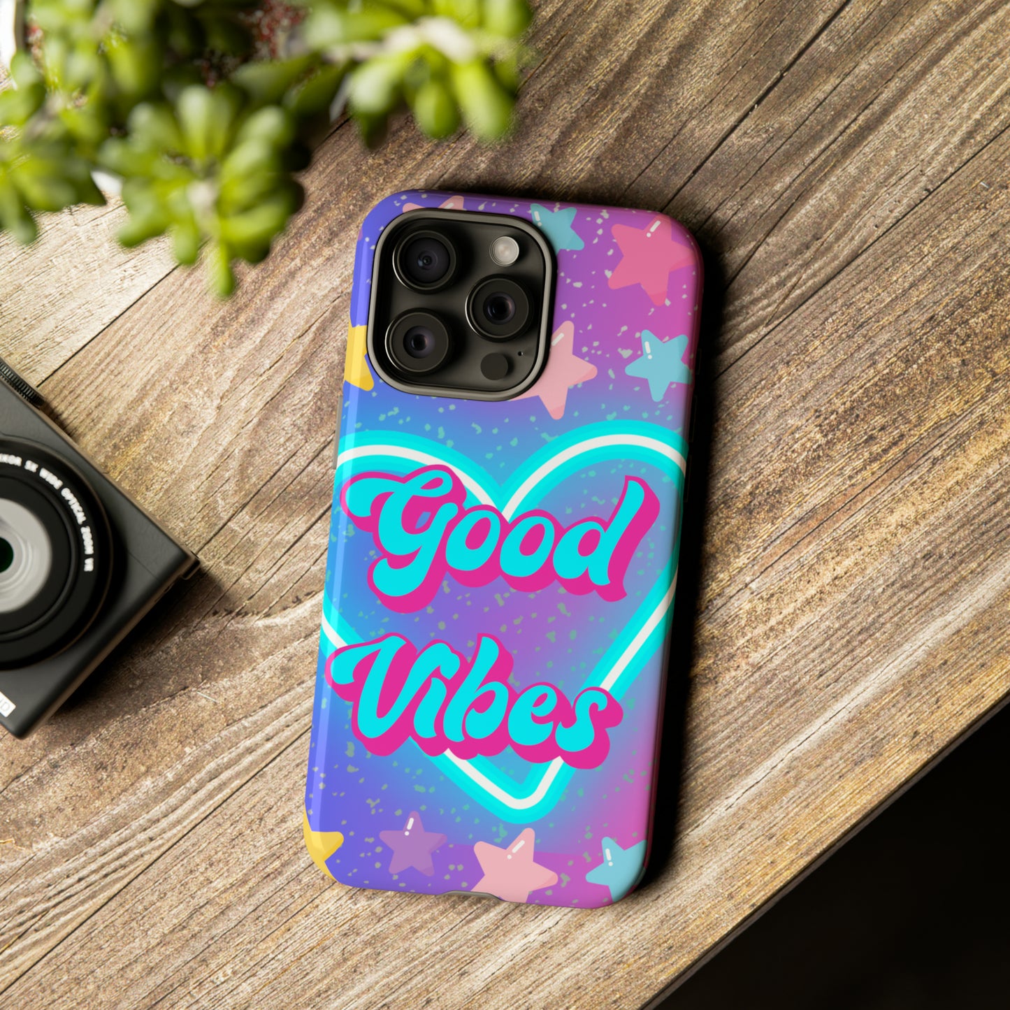 Good vibes girly phone case