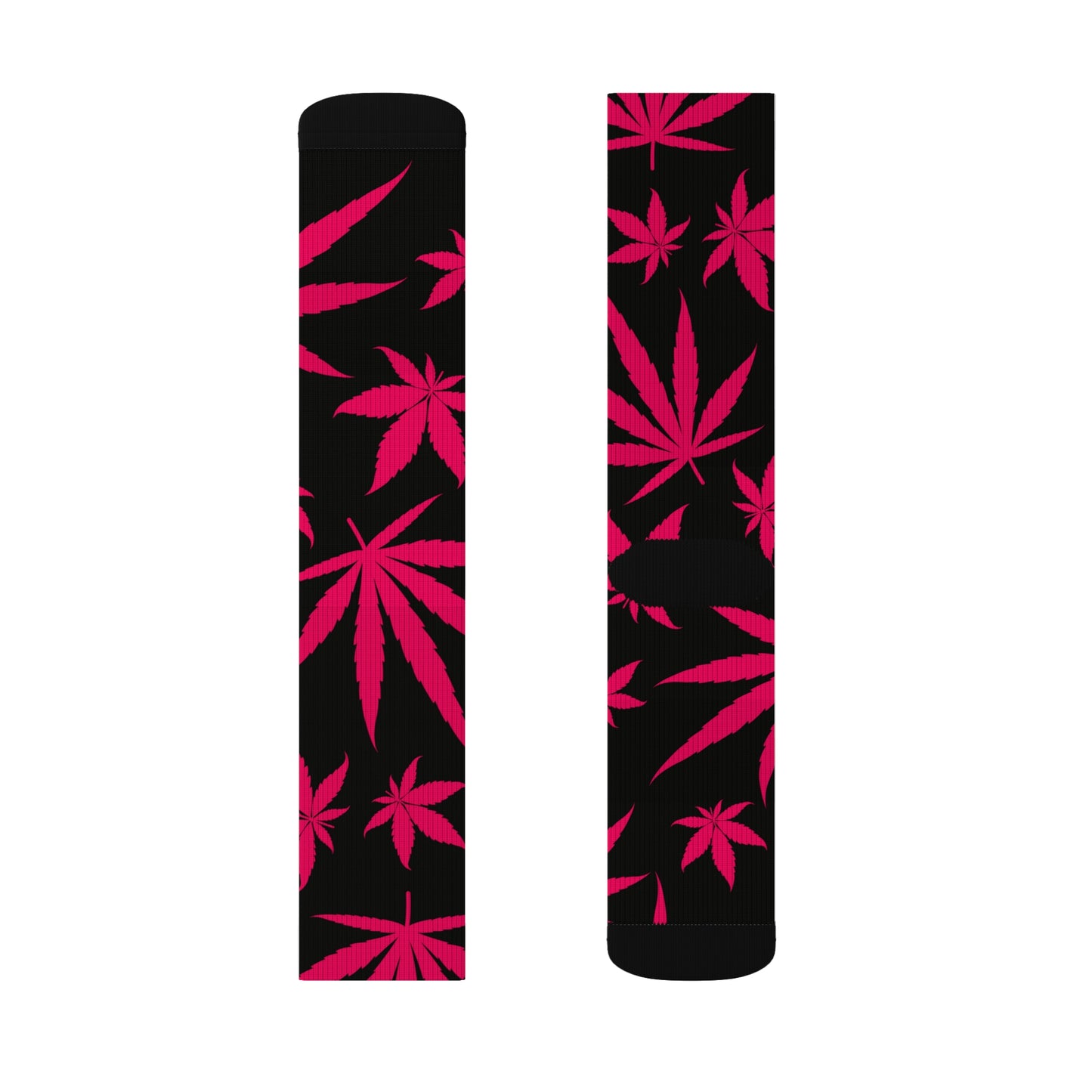Pink Weed Socks