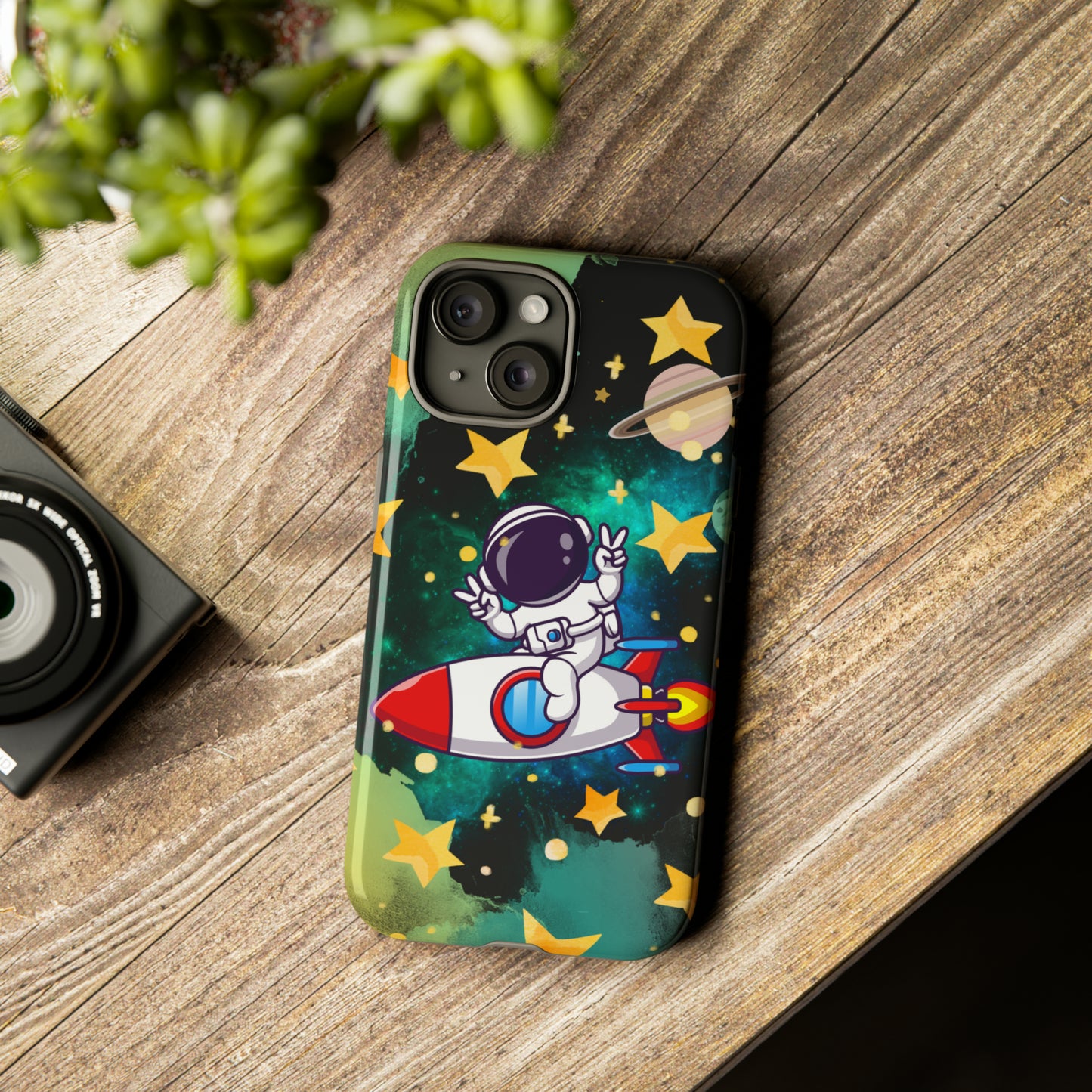 To the moon protective phone case