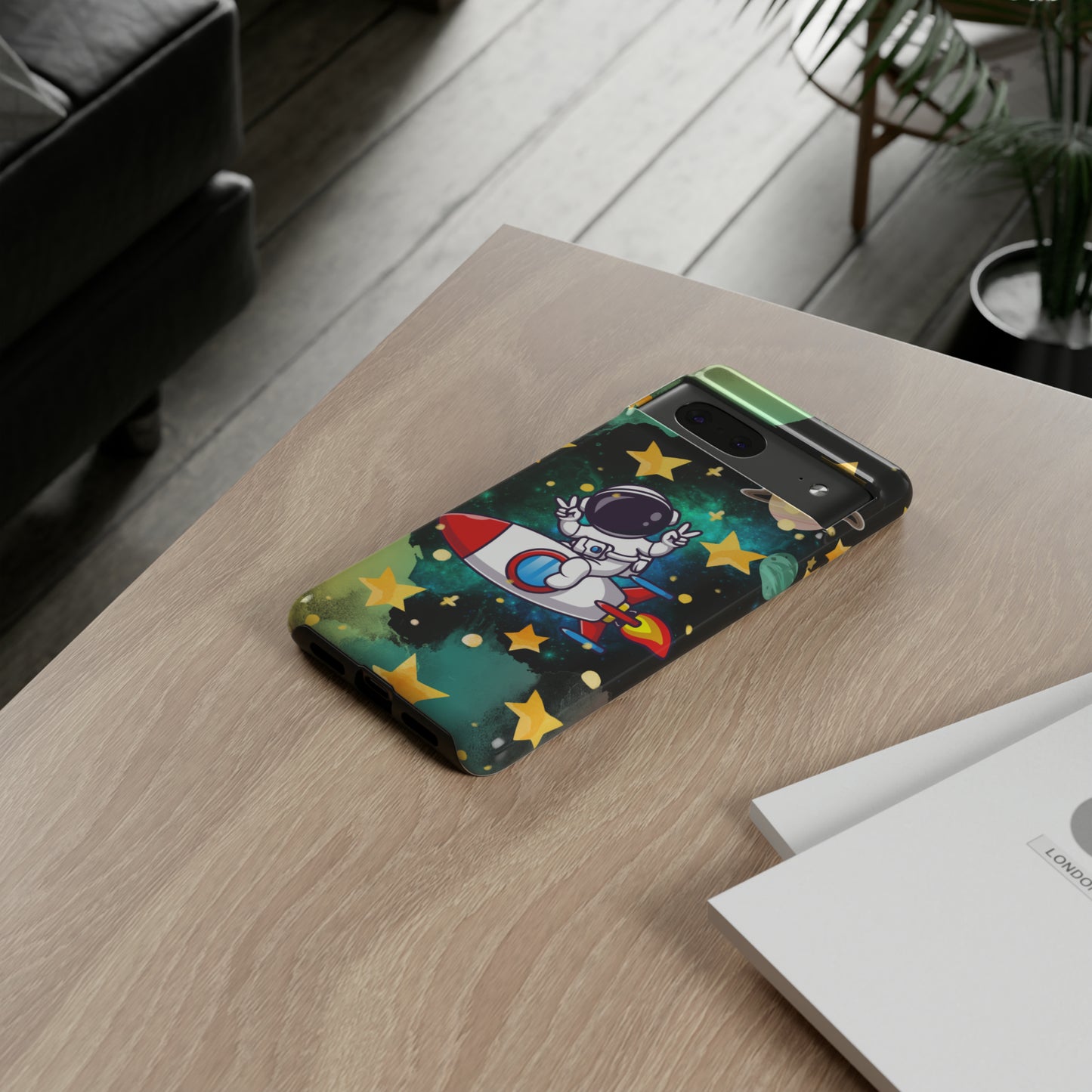 To the moon protective phone case