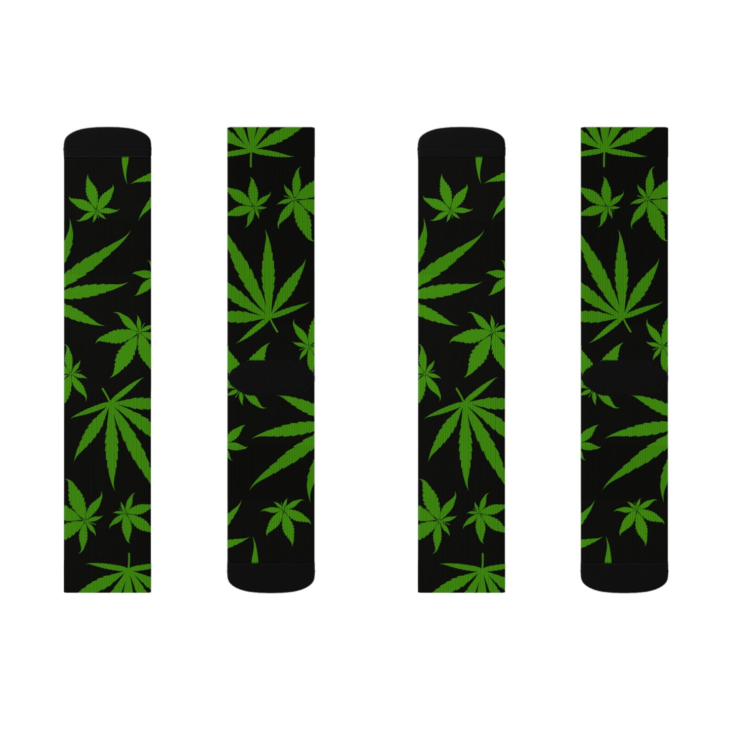 Green Weed Socks