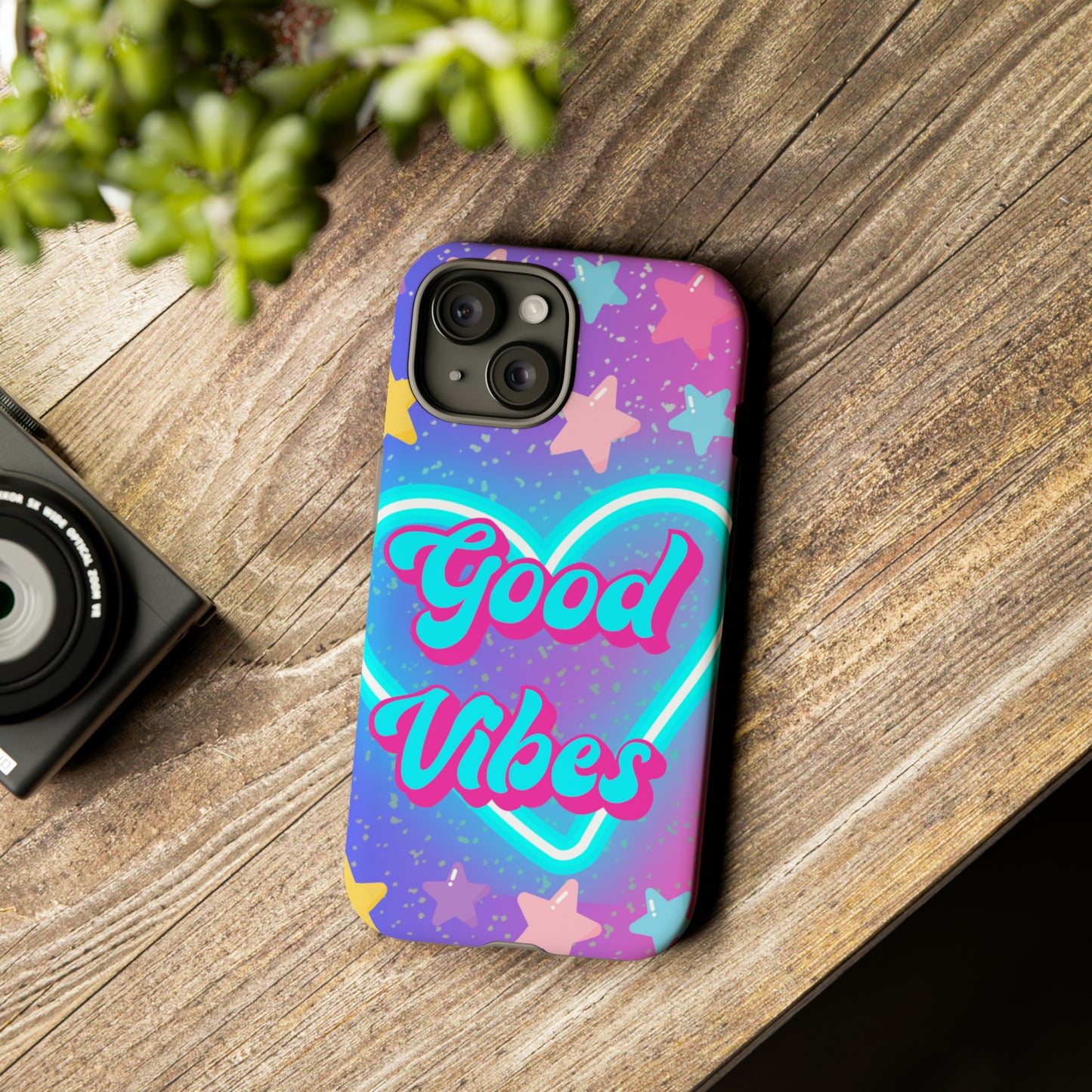 Good vibes girly phone case
