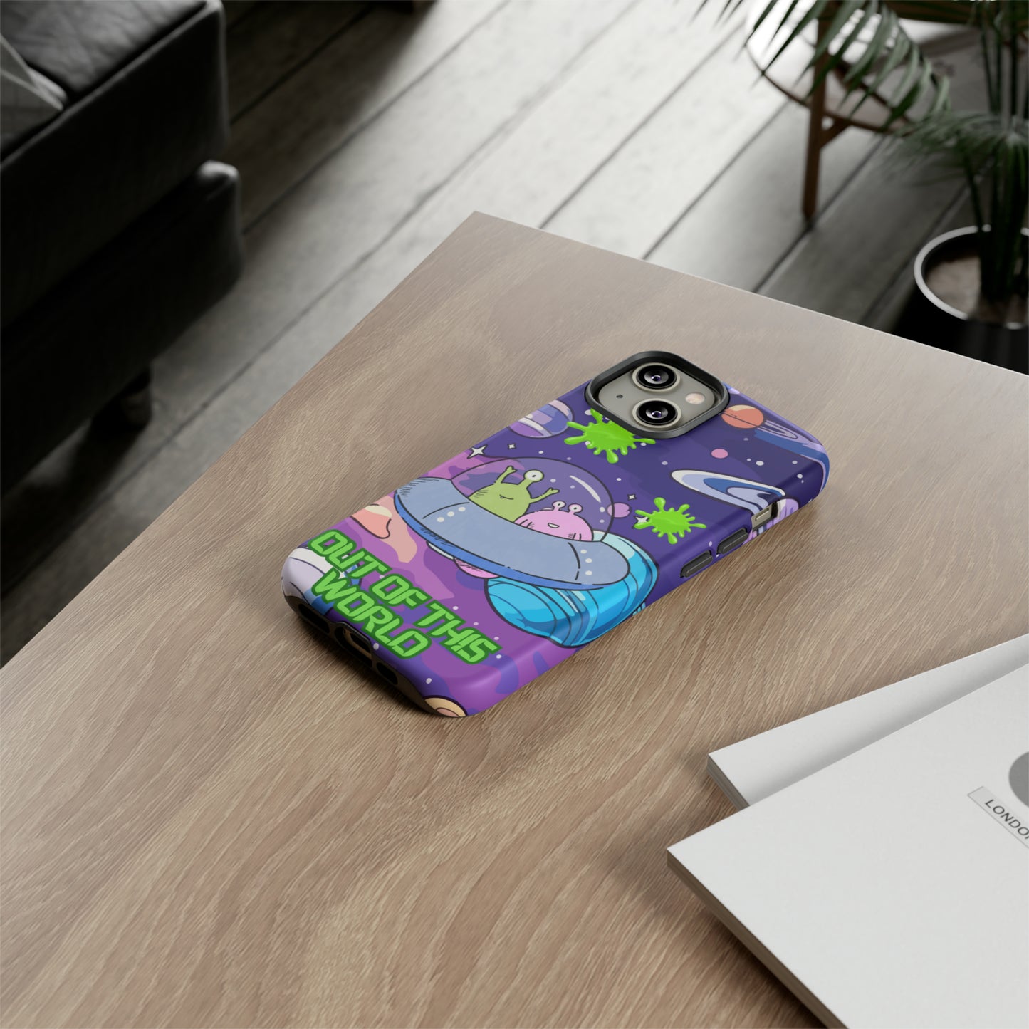 Alien Space protective phone case